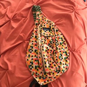 colorful kavu canvas rope bag